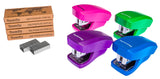 PraxxisPro Aria Premium Back to School Mini Stapler Set of 4 with Builtin Staple Removers, 2000 Standard Staples Included 