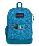 Jansport Cross Town Plus Backpack - Large Main Compartment, Side Water Bottle Pocket, 15-Inch Padded Laptop Sleeve - Delightful