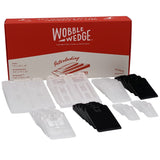 Wobble Wedges ShopShim Kit Made in USA, 34Pieces Variety Pack w/Rigid and Flexible Shims, BigGap, & Mini Wedges Plastic Lev