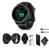 Garmin Forerunner 570 Running Smartwatch, 42MM WiFi, GPS Fitness Smart Watch for Men and Women, Slate Gray Aluminum with Translu