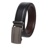 Sunshopping MenS Formal & Causal Artificial Leather Reversible Black & Brown AutoLock Buckle Belt (Htp9) (32, Black)