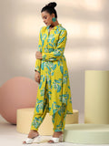 Libas Women'S Printed Co-Ords (49009_Lime Lime Xl