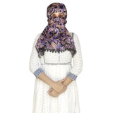 Tolexo Rayon Cotton Scarf Cum Mask Free Size With Hook And Loop Tape CloserPrintedFree Size (Multicolor6)