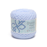 Crystal [100grs] - Monarca - Fine Mexican Crochet Thread Yarn for Clothing and Crafts - Color 002- Blue White BA