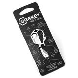 Geekey Multi-tool | Original Key Shaped Pocket Tool | Stainless Steel Keychain Utility Gadget | 16+ Tools | TSA Safe Multitool |