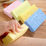 Ultra Soft Exfoliating Newborn Baby Bathing Shower Sponge PVA Cartoon Printed Dead Skin Remover Face Scrub For Women and Men