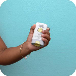 Sun Bum Baby SPF 50 Sunscreen Stick, Mineral Roll-On UVA/UVB Face and Body Protection for Sensitive Skin, Fragrance Free, Travel