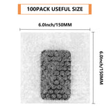 100Pcs Bubble Out Bags Pouches 6x 6 Bubble Pouches Cushioning Packaging Bags, Double Walled Cushioning Bags Thickening Shock