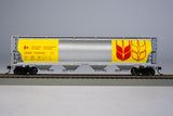 Bachmann Trains - Canadian 4 Bay Cylindrical Grain Hopper - Government Of Canada - Yellow - Ho Scale