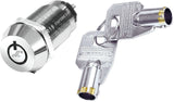 SECOLARM SS0951H1 High Security Tubular Key Lock Switch, Used for Momentary Alarm Arm/Disarm, Momentary ON/shunt Off 2 Termin