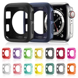 16 Pieces Soft TPU Protective Watch Case Anti-Scratch Silicone Protector Soft Flexible TPU Thin Lightweight Bumper Cover for Sma