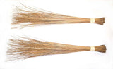Indian Bathroom Floor Cleaning Dry Wet Natural Coconut Leaf Broom, Traditional HandTied, (Set of 2) 3840 Inches