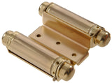 The Hillman Group 852546 3 Double Acting Spring Hinge Satin Brass Finish