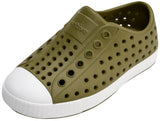 Native Shoes Unisex-Kids Jefferson Sneakers, Rookie Green/Shell White, 9 Toddler
