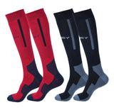 Tendsy Knee Length Socks For Men & Women | Soft Cotton Long Sports Socks | Breathable & Stretchable Football, Cricket, Cycling, 