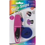 Havels Dura Snips 43/4Inch SqueezeStyle Thread SnipsPink & Black