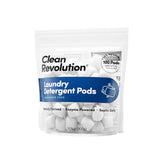 Clean Revolution Natural Laundry Detergent Pods, Fragrance Free, 100 Pods, Enzyme Powered Laundry Soap, Septic Safe, Made in the