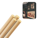 Birch Round Dowels (1-? x 36, Pack of 4) | Variety of Diameters & Wood Species | Unfinished Wooden Dowel Rods for Crafts & DIY H
