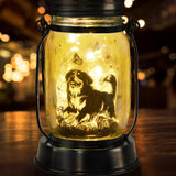 Bernese Mountain Dog Gifts for Women/Men Bernese Mountain Solar Lanterns Birthday Dog Lovers Lantern Pet loss Dog Memorial Light