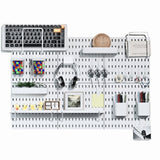 Keepo Pegboard Combination Kit, Pegboards and Accessories Modular Hanging for Wall Organizer, Crafts Organization, Ornaments Dis