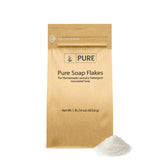 Pure Original Ingredients Soap Flakes (1 lb) Tallow Based, Homemade Laundry Detergent, Granulated Soap For Hot Water