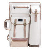 TRANSON Art Portfolio Case Artist Backpack Canvas Bag Large 26x 19.5White