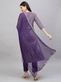 Gosriki Women'S Cotton Blend Straight Printed Kurta With Pant & Dupatta (Dmpl Begani-Nw-Gs_S_Purple_Small),Purple,,B0CS6M7VKT