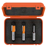 CMT 811.501.11 3Piece Plywood Groove 1/2Inch Shank Router Bit Set
