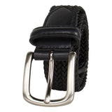 Dockers Big Boys Braided ElasticWeb Stretch Belt, Black, Small