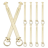 Cabilock 10 pcs Folding Fan Shaft Rivets and Nuts Repair Kit Handheld Fan Solid Shaft Replacement Fasteners for Handmade Folding