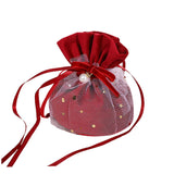 ZOOMELLA Jewelry Candy Bag Traditional Chinese Wedding for Wedding Essentials Banquet Red