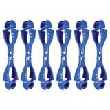 Ergodyne Squids 3400 Glove Clip Holder with Dual Clips 6-Pack, Blue