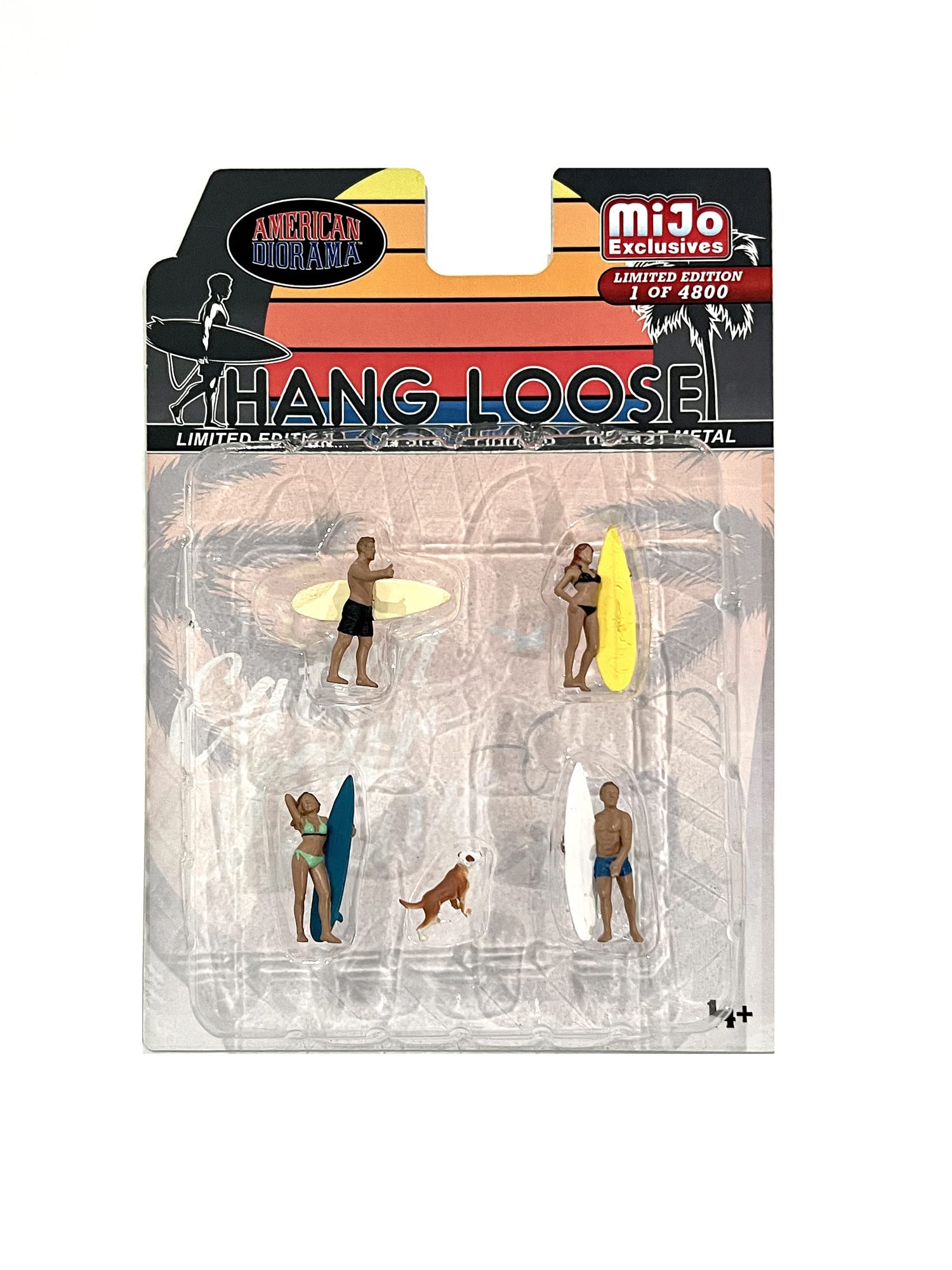 American Diorama Hang Loose 1:64 Metal Figures Set AD-76500MJ