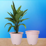 Kuber Industries Pack Of 3 Flower Pot | Flower Pot For Living Room | Flower Planters For HomeLawns & Gardening | Window Planter