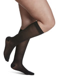 SIGVARIS Women?s Style Sheer 780 Closed Toe CalfHigh Socks 2030mmHg