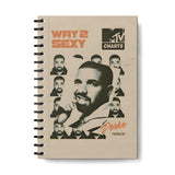 Zenithink Drake Aesthetic Spiral Notebook A5 Size | 160 Single Ruled Pages | 80 Gsm Premium Paper | 350 Gsm Hard Cover | Wiro Bi