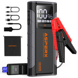 ASPERX AX4500 Jump Starter, 4500A Peak Car Jump Starter for Up to All Gas and 10.0L Diesel Engines, 12V Battery Starter with 4 I