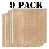 Superior 9 Pack Super Non-stick, Dupont Teflon Re-usable Food Dehydrator Sheets for Excalibur 2500, 2900, 3500, 3900 or 3926t. S