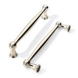 khtumeware 2 Pack Polished Nickel Cabinet Pulls 6-1/4 Inch(160mm) Hole Centers Cabinet Pulls Kitchen Cabinet Hardware for Cupboa