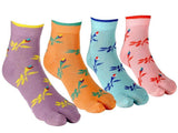 Texlon WomenS Ankle Length Thumb Socks (Pack Of 4)