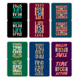 woopme Set of 6 Life is So Cool Magnetic Bookmark for Book Lovers Readers Students Gift Magnetic Page Clips Folding