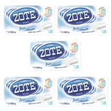 Zote White Laundry Soap Flakes, 250g, 5 Pack