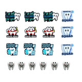 Dental Themed Silicone Focal Beads Bulk Kit for Beadable Pens Bracelet Keychain Making DIY Supplies Focal Pen Beads (Dental)