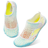 Womens Water Shoes Thicken Soles Cozy Breathable Barefoot Athletic Aqua Shoes for Beach Swim Pool Diving Hiking Water Sports 8 W