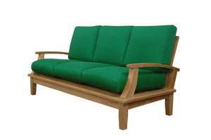 Anderson Teak Patio Lawn Garden Furniture Brianna Deep Seating Sofa + Cushion