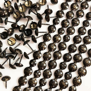 10 Meters: Nickel/Brass/Bronze Plated Decorative Nail Strips/Nailing Tapes,Sofa Tacks,Upholstery Tacks,DIY Furniture Accessory (