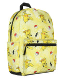 Bioworld Pokemon Pikachu Pokeball Tie Dye 17 Travel Laptop Backpack