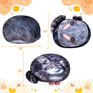 Achwishap Cat Plush,Soft Cat Stuffed Animals,Kawaii Steppe Cat Plush Toys,Cute Plushies Cat Body Pillow,Kitten Stuffed Animal Hu