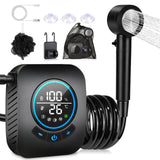 Portable Shower for Camping, [Upgraded] Spopal 8000mAh Rechargeable Camping Shower with 5 Adjustable Speeds, 4 Spray Modes, LED 