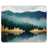 ITNRSIIET Mouse Pad with Stitched Edge Premium Textured Smooth Precise Operation Waterproof Washable Non-Slip Rubber Base Deskto